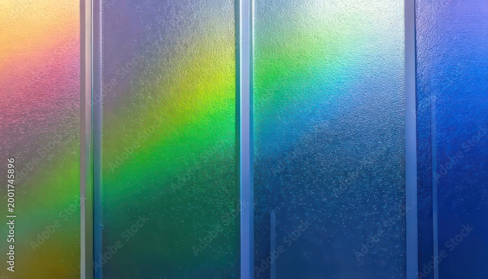 Fototapeta premium Abstract iridescent background with vibrant colors and textured surface.