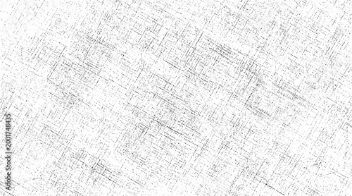 Black and white abstract textured background with random scattered dots and lines