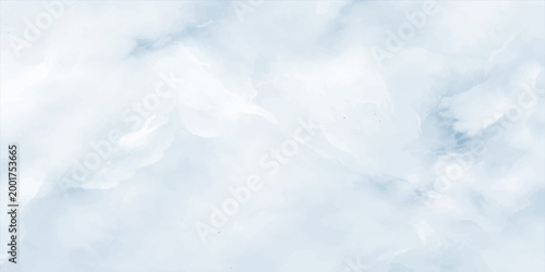 A beautiful summer day featuring a clear blue sky background filled with fluffy white clouds and bright light for a serene nature cloudscape