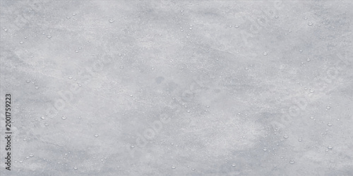 A clean macro texture of cold white snow and frost crystals forming a natural gray pattern on an old stone wall surface for a winter season wallpaper design