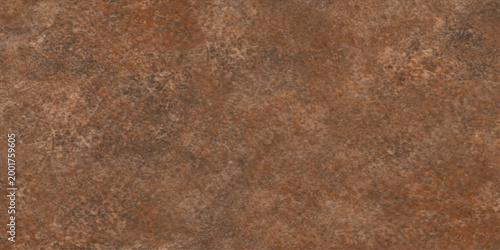 A vintage brown leather texture blends with a rough rusty metal surface to create an aged grunge pattern on a dirty metallic iron plate background