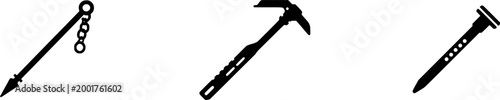 A finely crafted anodized aluminum tent peg, designed for durability and ease of use in outdoor settings, stands as a testament to quality craftsmanship