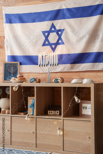 Wooden cabinet with traditi...