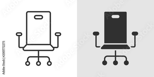 Ergonomic Chair Icon representing proper seating support, posture alignment, and comfort designed to reduce strain and improve workplace health.