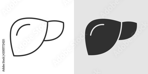 Healthy Liver Icon representing liver function, detoxification, and maintenance of overall liver health.