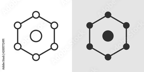 Hormone Balance Icon representing regulation of hormones, endocrine health, and maintaining equilibrium in bodily functions for overall well being.