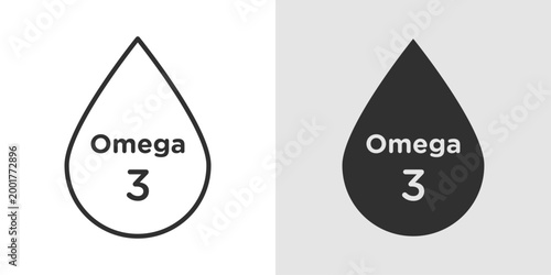 Omega 3 Icon representing essential fatty acids that support heart health, brain function, and overall wellness.