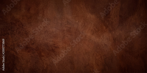Fotografie Rustic, earthy textures and rich, warm tones create an inviting background for this abstract image of dark brown hues and patterns, inviting the viewer to touch and feel