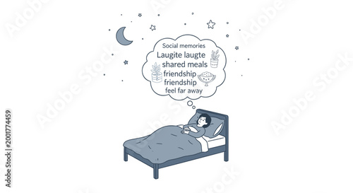 Sleepy child, bedtime thoughts, peaceful slumber, nighttime dreams, kids' illustration