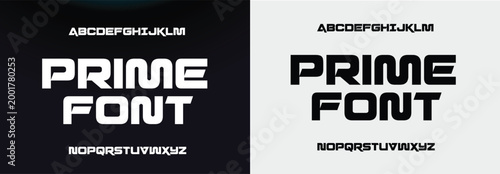 Sport Modern Italic Alphabet Font. Typography urban style fonts for technology, digital, movie logo. vector illustration