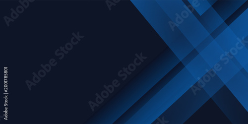 Blue black abstract background geometry shine and layer element vector for presentation design. Suit for business, corporate, institution, party, festive, seminar, and talks