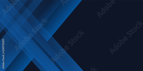 Blue black abstract background geometry shine and layer element vector for presentation design. Suit for business, corporate, institution, party, festive, seminar, and talks