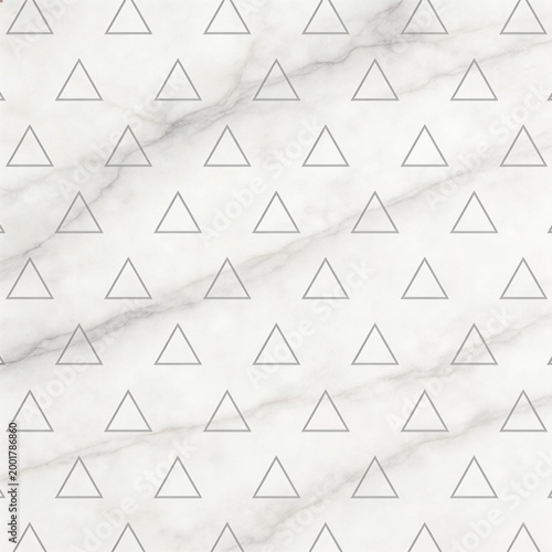 Marble texture with geometric triangle pattern