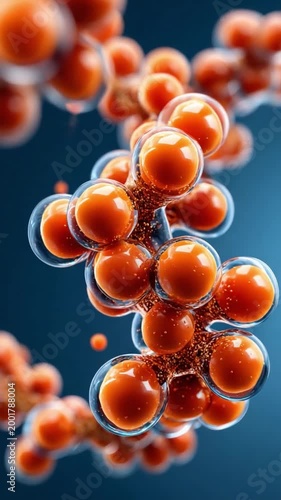 Vibrant Cell Clusters: A striking image showcases a close-up view of intricately arranged cell clusters, demonstrating their complexity and beauty within the biological world.