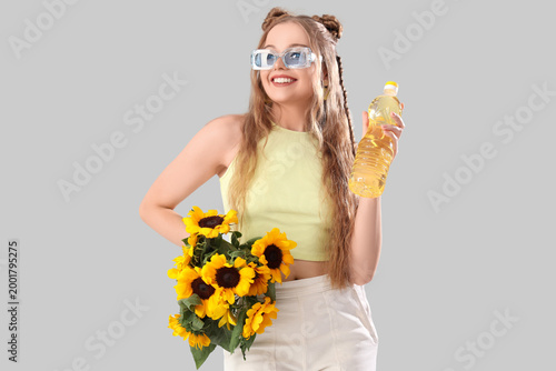 Young woman with beautiful ...