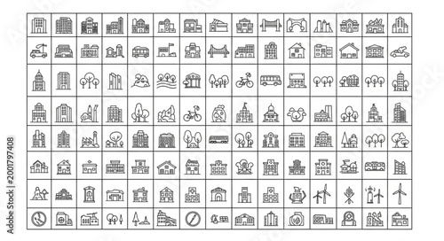 Ancient Hieroglyphic Symbols Grid.