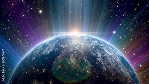 earth in space