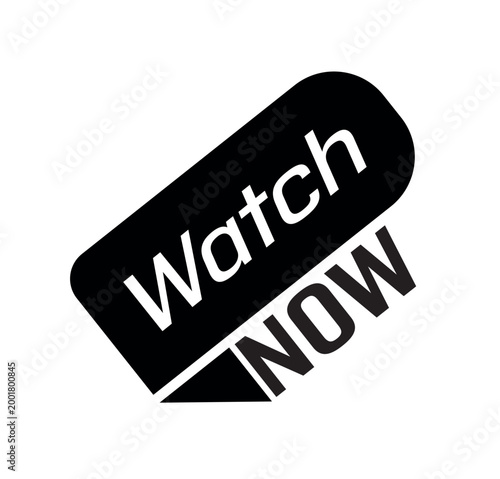 watch now text information sign