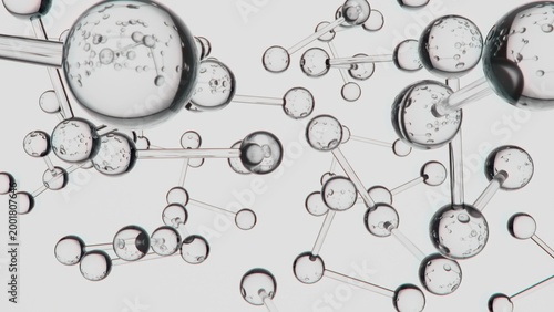 Water molecules
