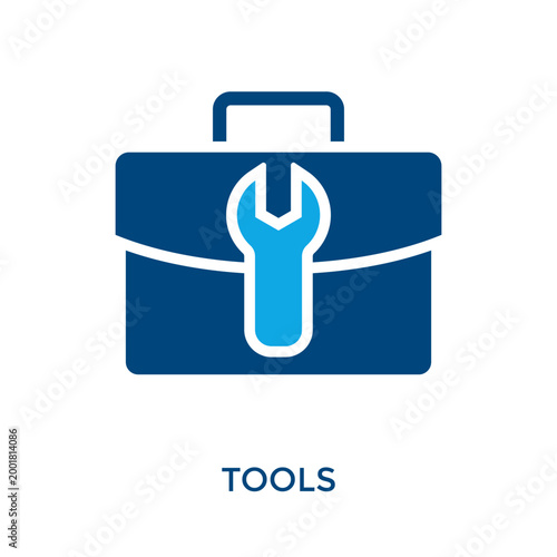 Tools Icon Dual Tone Style. Vector Illustration For Graphic Design