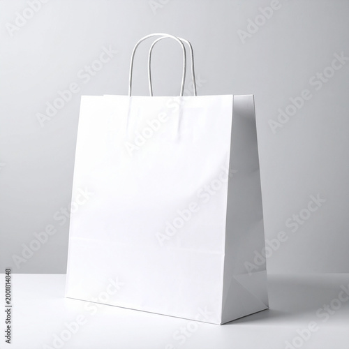 White Paper Shopping Bag