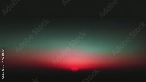 Abstract sunset background with dark moody gradient and red glow