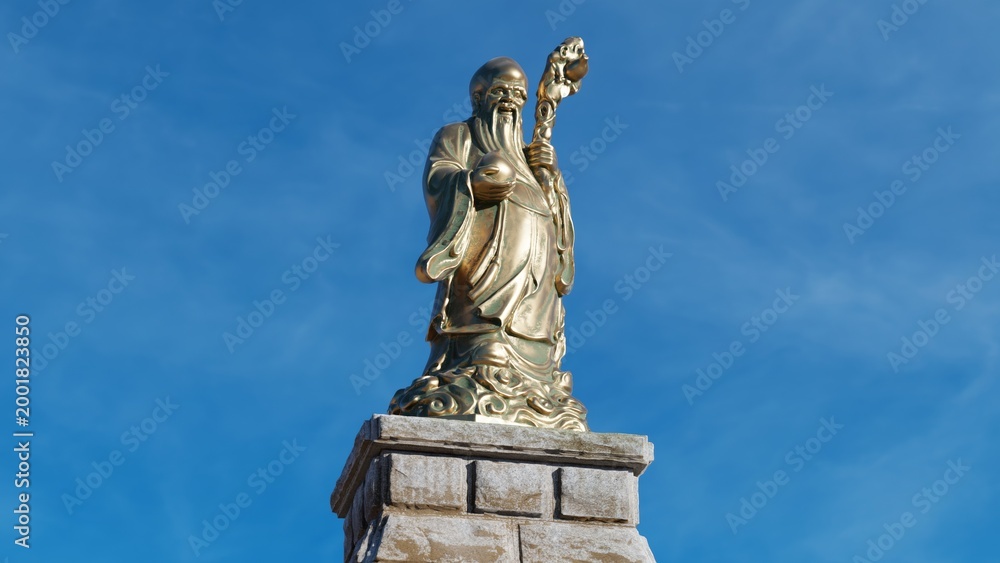 Fototapeta premium Chinese God Of Longevity Statue