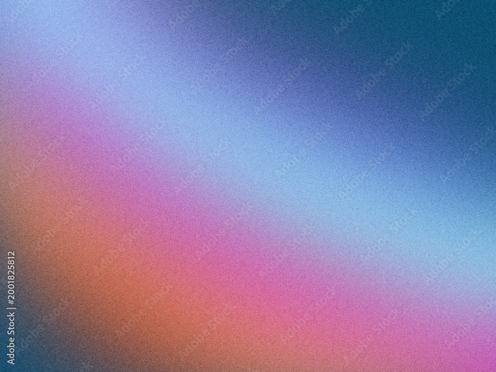 Fototapeta premium Blue Purple Orange Grain Gradient Background Set – Soft Glow Texture für modernes Branding, Tech und kreative Designs