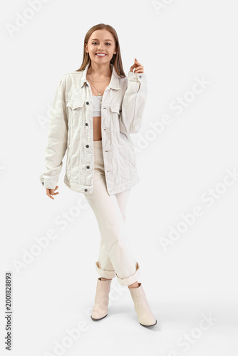 Pretty young woman in styli...