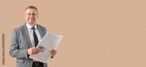 Portrait of mature business...