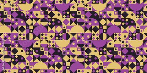 幾何学模様のモダンな抽象背景イラスト素材