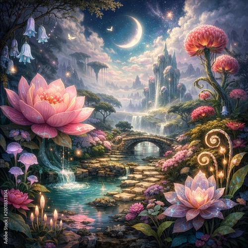 magical enchanted garden