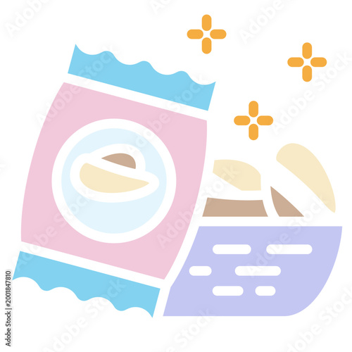 Healthy Snacks colorfull color icon