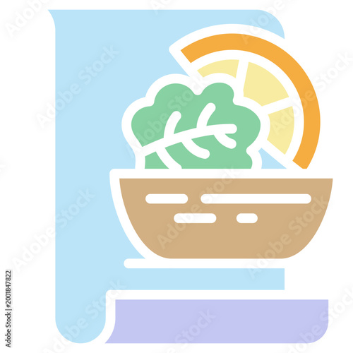 Meal Prep colorfull color icon