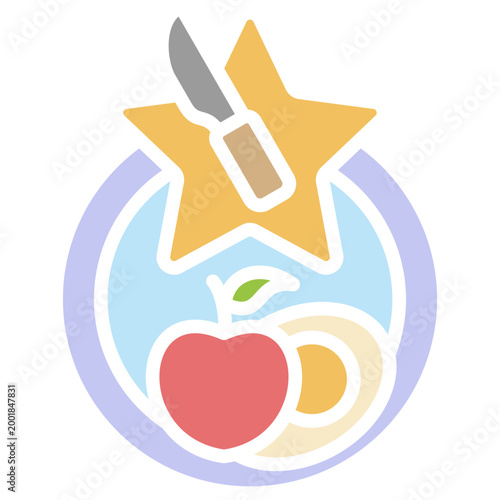 Superfoods colorfull color icon