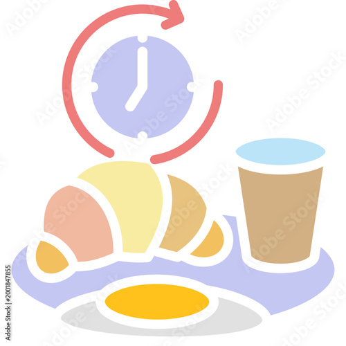 Daily Nutrition colorfull color icon
