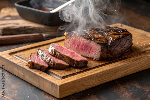 steak with steam 