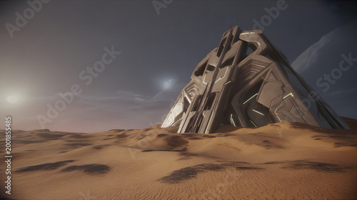pyramid  in the desert