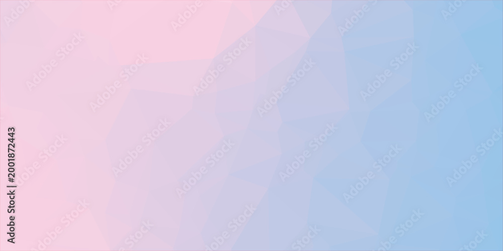 Fototapeta premium Light pink, blue abstract mosaic background. Modern geometrical abstract illustration with gradient. A new texture for your design.