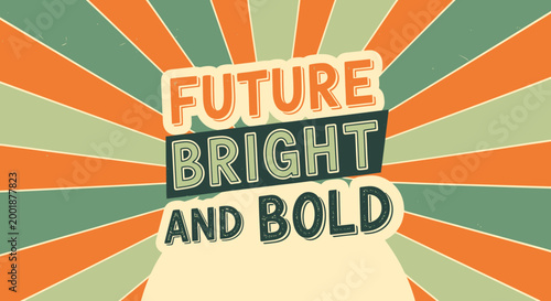 A Retro Style Graphic Design Illustration