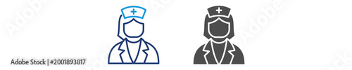 surgeon icon set multiple style