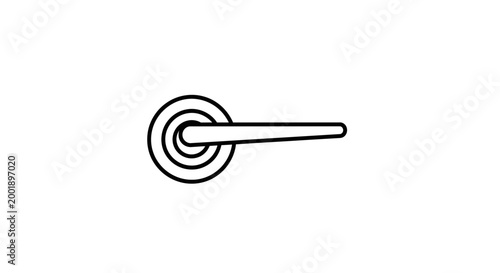 Kitchen Whisk Tool Isolated on White Background - Culinary Utensil