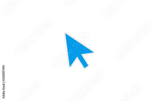 Free Download Blue computer mouse pointer vector navigating interface - GFXLoad