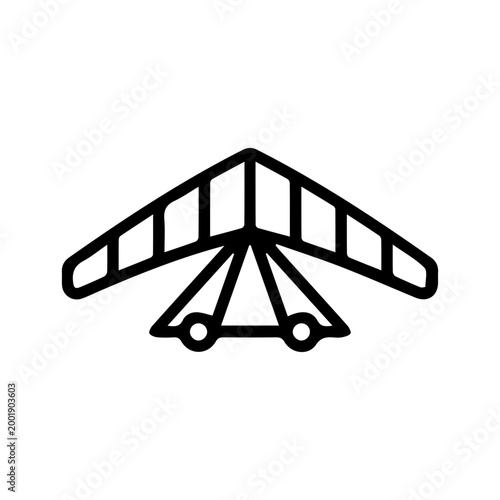 Hang glider icon