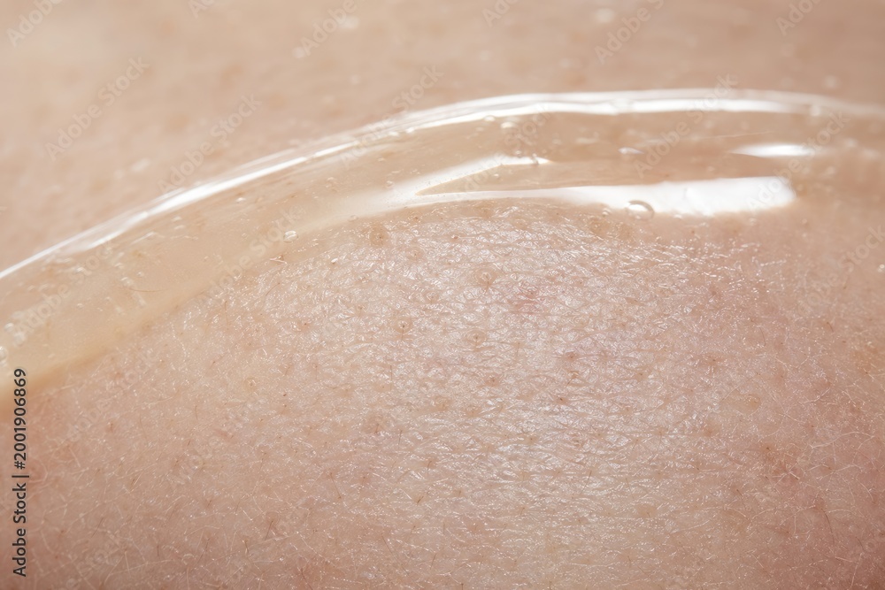 Fototapeta premium Close-up of delicate human skin with subtle medical tubing attached, showing fine texture and natural translucent tone under soft diffused lighting, healthcare and medical concept