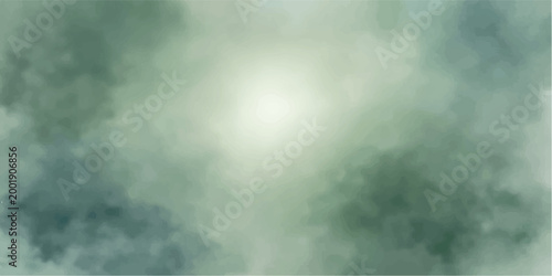 Bild auf Leinwand A dark storm cloudscape with abstract white smoke and mist swirling through the