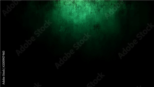 Vector Abstract Dramatic emerald textured background with grungy, moody, dark look, which can be the element of art.
