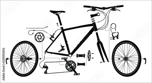 Hot air balloons line art with clouds black and white