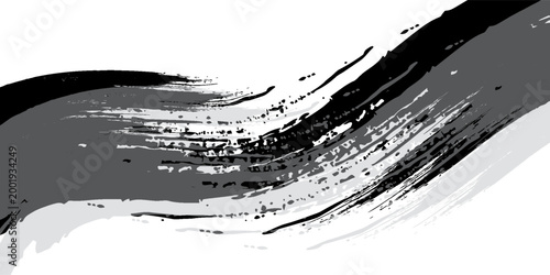Vector grunge tire tracks road white background