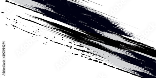 Vector set of Tire tread marks white tire tracks and skid marks isolated white background